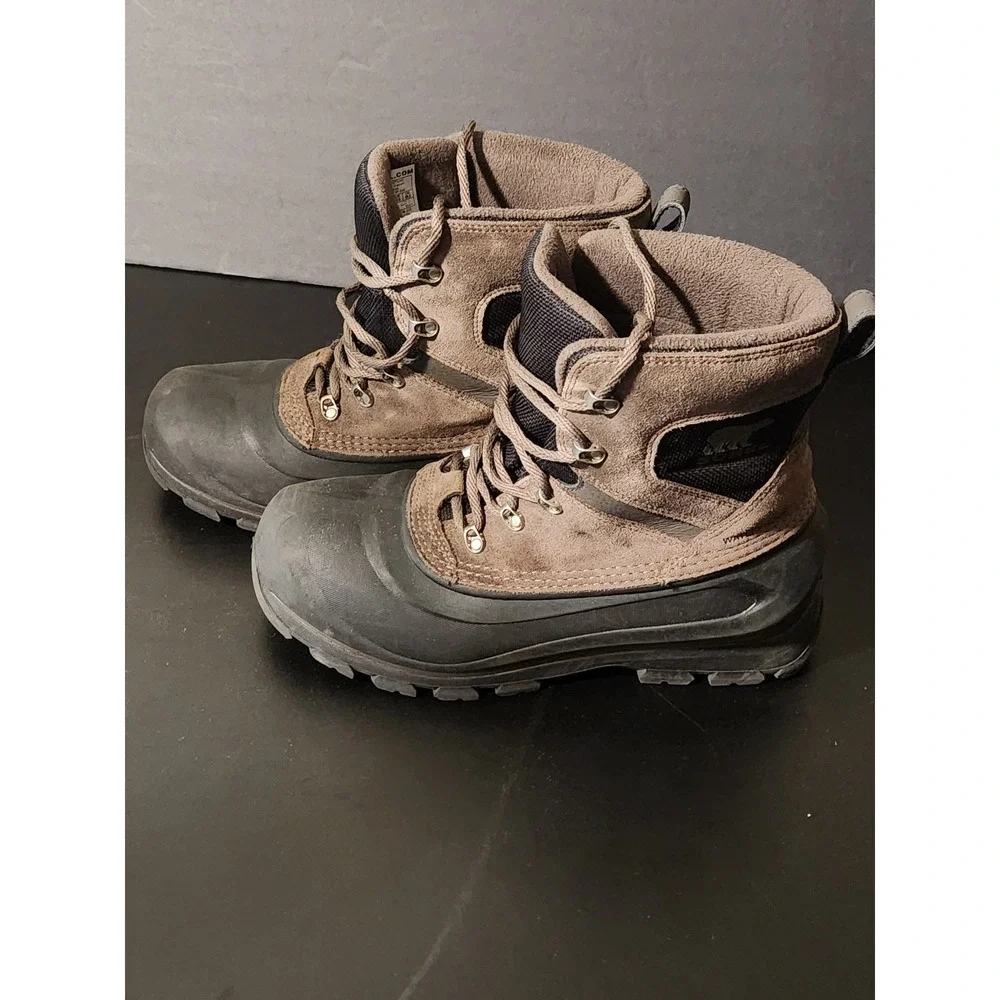 Sorel Buxton Lace Mens Brown Waterproof Insulated Snow Boots NM2737-245 Size 7.5
